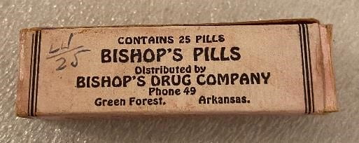 Bishop's Pills box